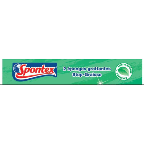 Spontex Gratte Éponge Stop Graisse Le Sachet De 2