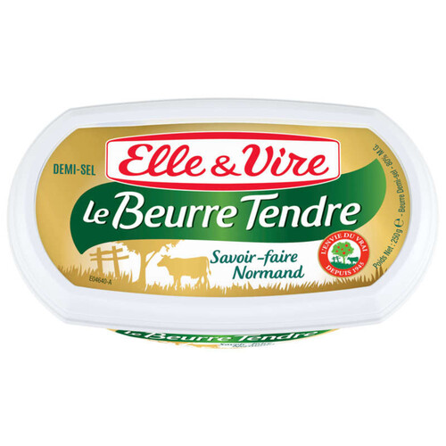 Elle&Vire Le Beurre tendre demi-sel 250g 