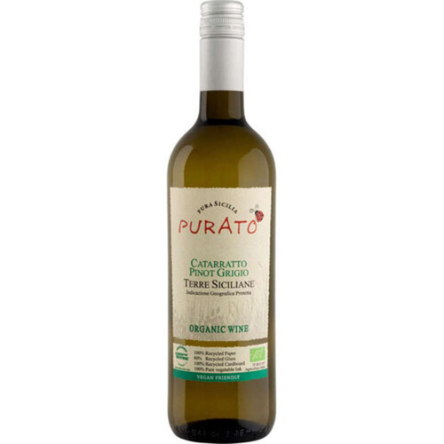 Purato Catarratto Pinot Gris Vin Blanc Bio 75cl