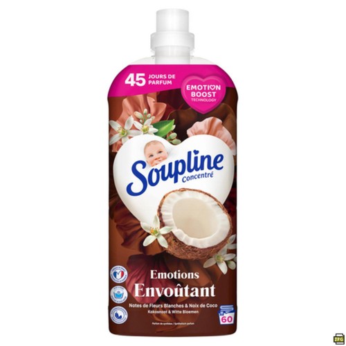 Soupline Assouplissant ultra 3D Emotion coco 1,2L