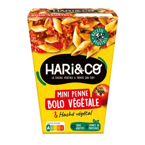 Hari&co Mini penne sauce tomates et hache végétal 300g