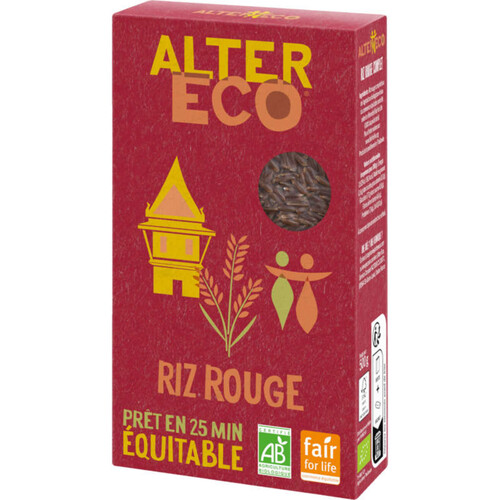 Alter Eco Riz rouge bio et équitable de Thailande 500g