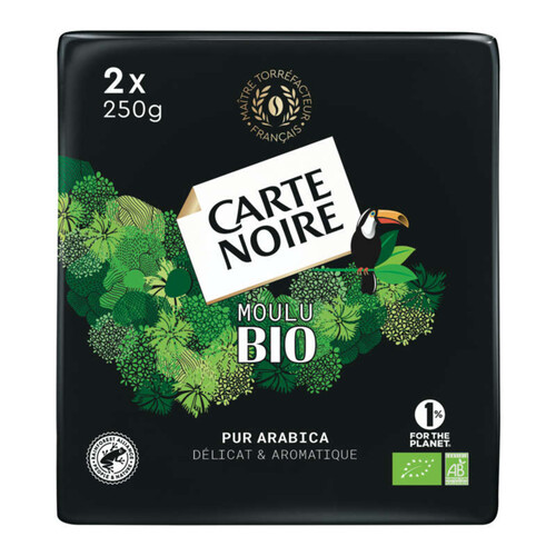Carte Noire Moulu Bio 2X250G