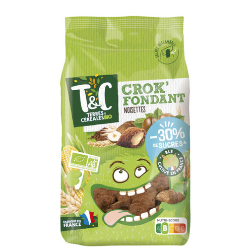 T&C Crok Fondant Noisettes -30% de Sucres 375g