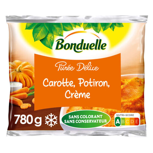 Bonduelle Purée Carottes Potiron Crème 780g