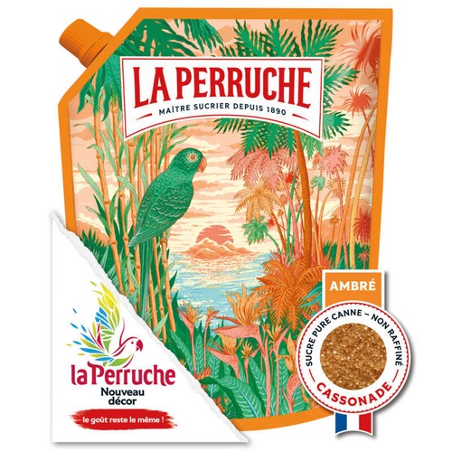 La Perruche sucre roux de canne le paquet de 750g 