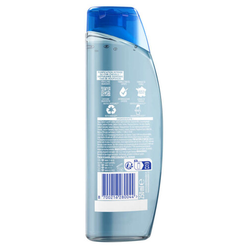 Head & Shoulders shampooing antipelliculaire pure intense 250ml