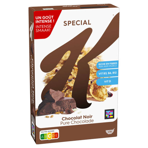 Kellogg's céréales spécial chocolat noir 500g