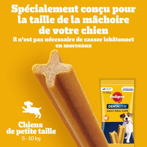 Pedigree Dentastix Bâtonnets pour petit chien 110g
