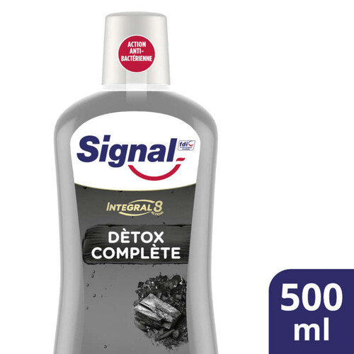 Signal Bain de Bouche Antibactérien Integral 8 Nature Détox Complète 500ml.