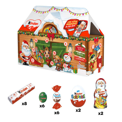 Kinder Calendrier de l'avent 3D 234g