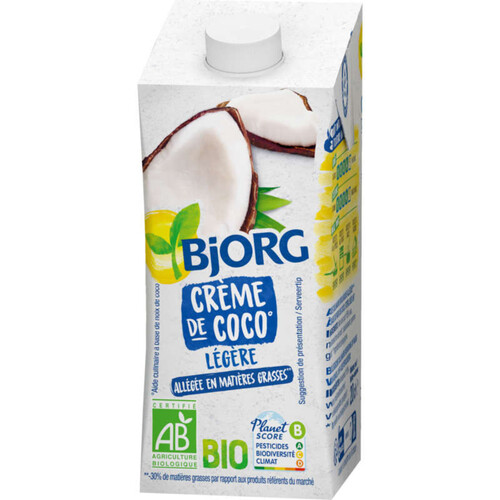 Bjorg Crème de coco légère bio 200ml