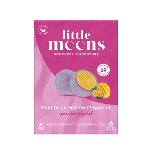 Little Moons Glace Mochis Fruit De La Passion Mangue X6-192G