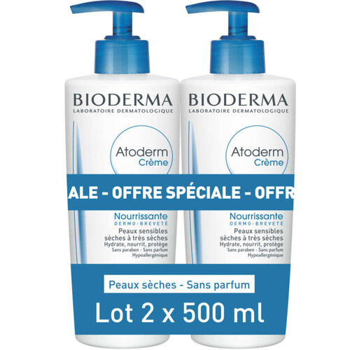 [Para] Bioderma Atoderm Crème Nourissante 2 x 500ml