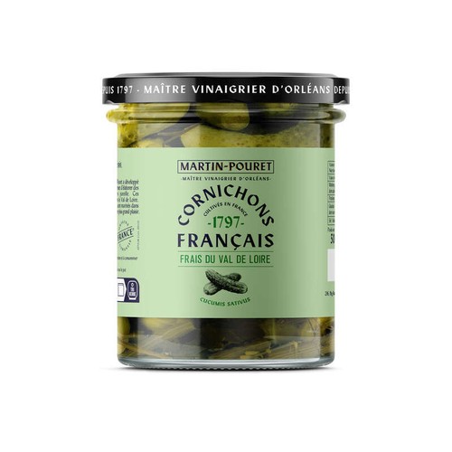 Martin-Pouret Cornichons frais au vinaigre d'Orléans 185g