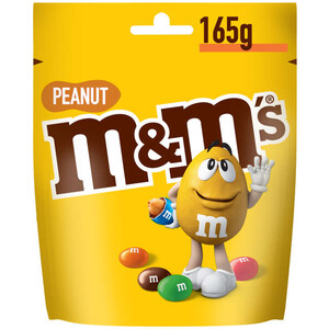 M&M's Bonbons Chocolat au Lait et Cacahuètes 165g.