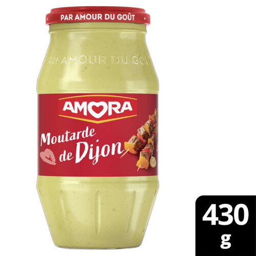 Amora moutarde forte de Dijon 430g