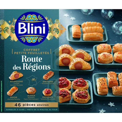 Blini Coffret Petits Feuilletés Route des Régions x 46 pièces 485g