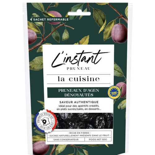 L’Instant Pruneau La Cuisine Pruneaux d'Agen Dénoyautés Authentique 150g