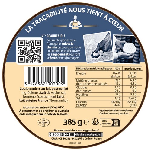 Cœur De Lion Coulommiers L'Extra Crémeux 385g