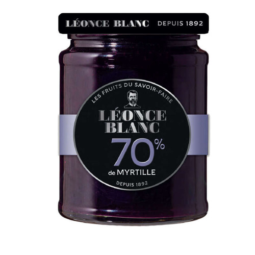 Léonce Blanc Confiture Myrtille 70% 320g