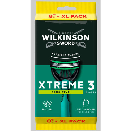 Wilkinson Xtreme 3 sensitive Comfort Maxi Pack x8