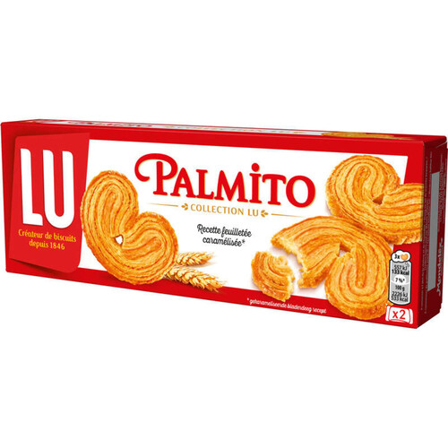 Lu Palmito Biscuits feuilletés Caramélisées 100g