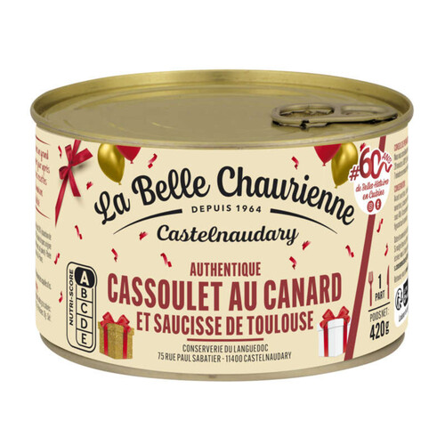 La Belle Chaurienne Cassoulet au canard 420g