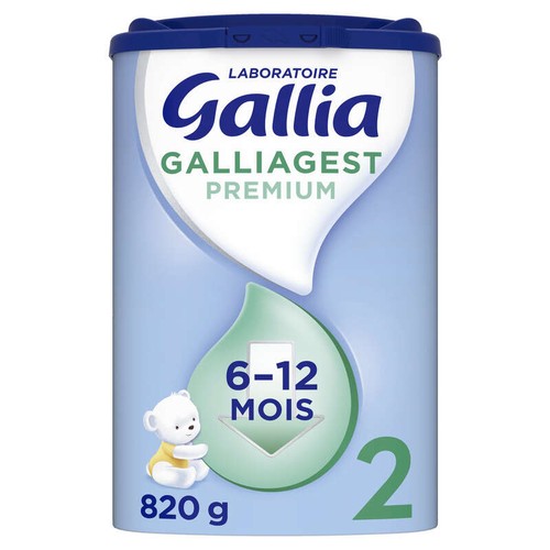 Galliagest lait premium 1 de 6-12 mois 820g
