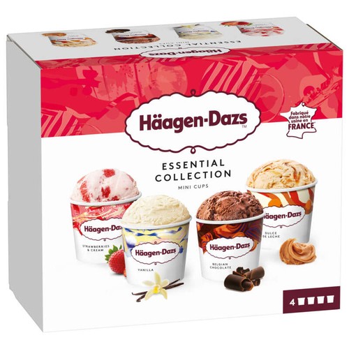 Häagen-Dazs Minipots Essential Collection x4 324g