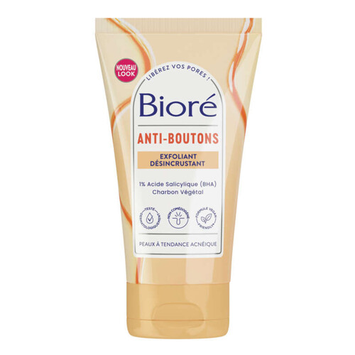 Bioré Exfoliant Anti-Imperfections Au Charbon 125Ml