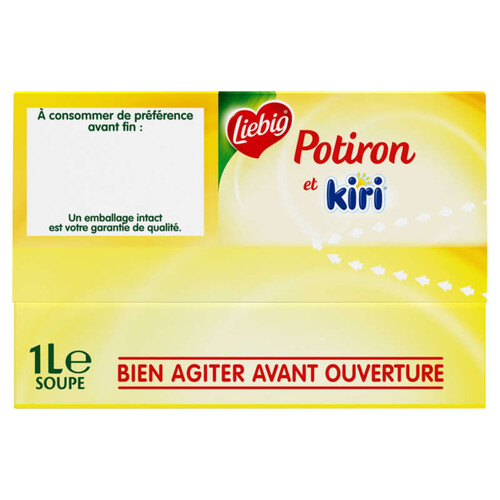 Liebig Soupe De Potiron Et Fromage Kiri 1l