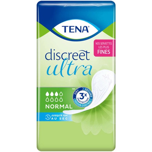Tena Serviettes Discreet Ultra Normal x16