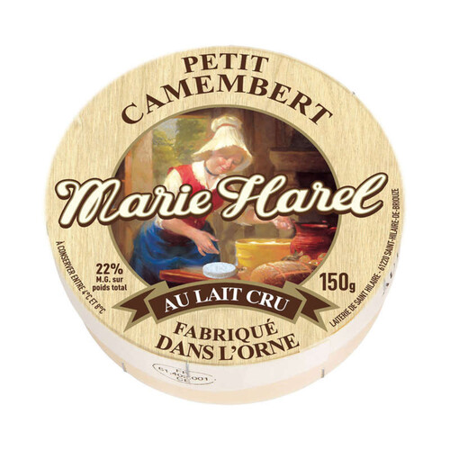 Marie Harel Petit Camembert au lait cru 150g