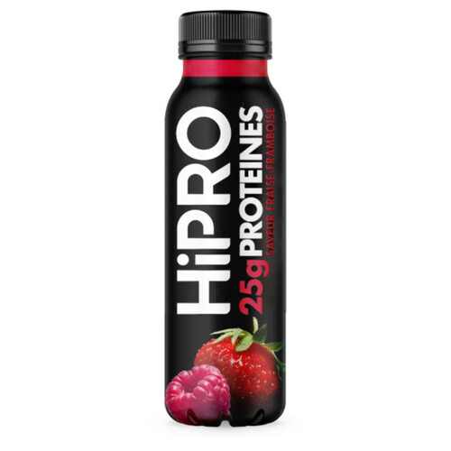 Hipro Yaourt À Boire Fraise Framboise 25% Protéines 300g