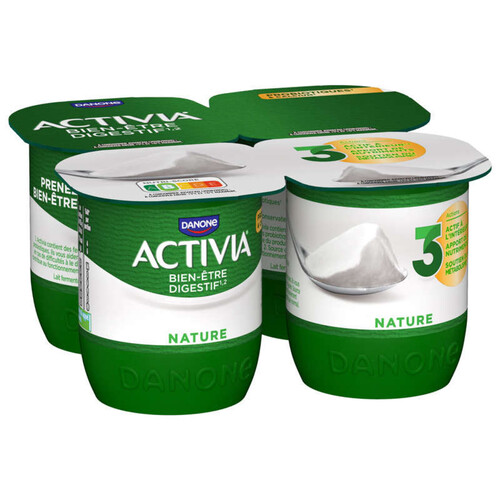 Activia Yaourt Nature Bifidus 4X125G