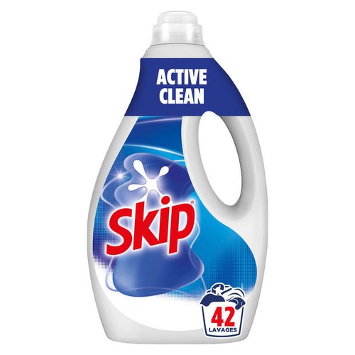 Skip Lessive liquide Active clean x42 Lavages