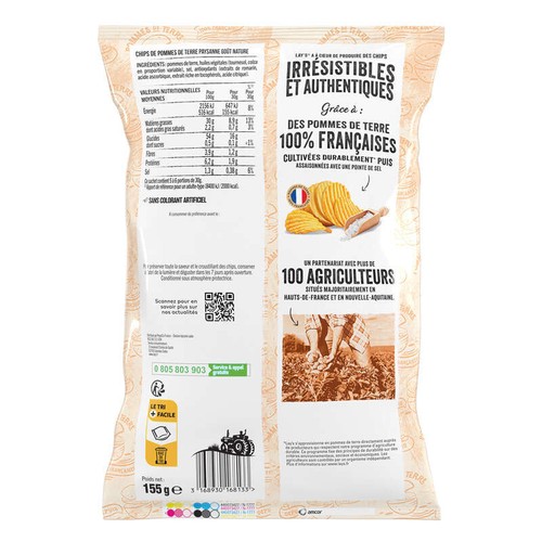 Lay's Chips Paysanne Nature 155g