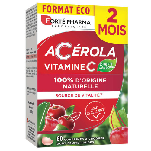 [Para] Forte Pharma Acerola Vitamine C Comprimé à Croquer x60