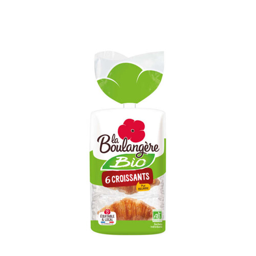 La Boulangère Croissants Pur Beurre Bio 250G