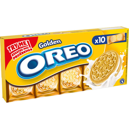 Oreo Golden Pocket Biscuits Fourrés Goût Vanille 220g