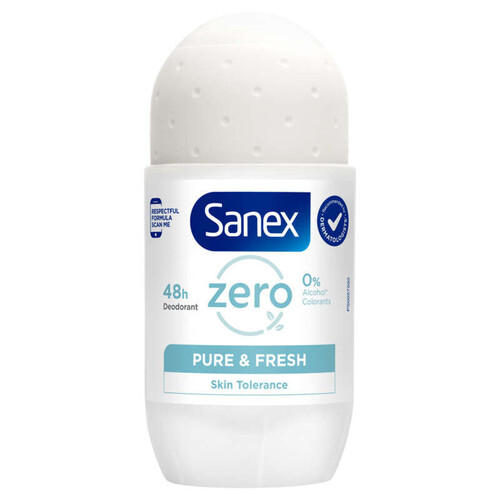 Sanex Déodorant zero pure & fresh bille 50ml