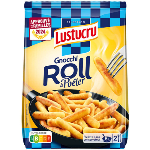 Lustucru Pâtes Fraîches Gnocchi Roll à Poêler 300g