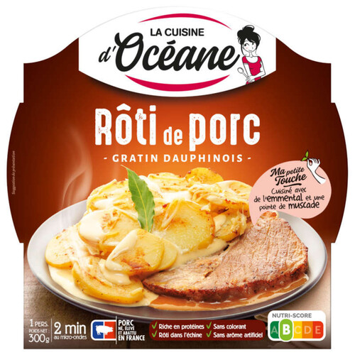 La Cuisine d'Océane Rôti de Porc et gratin Dauphinois 300g