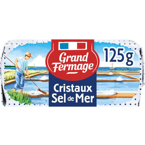 Grand Fermage beurre demi-sel au sel de Noirmoutier 125g