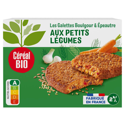 Cereal Bio Galettes Épeautre Et Boulghour Aux Petits Légumes, Sans Viande Bio 200G