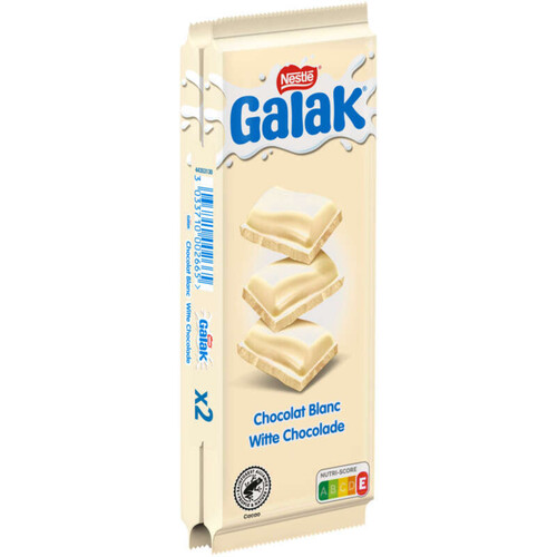 Galak Tablette Chocolat Blanc 2x100g