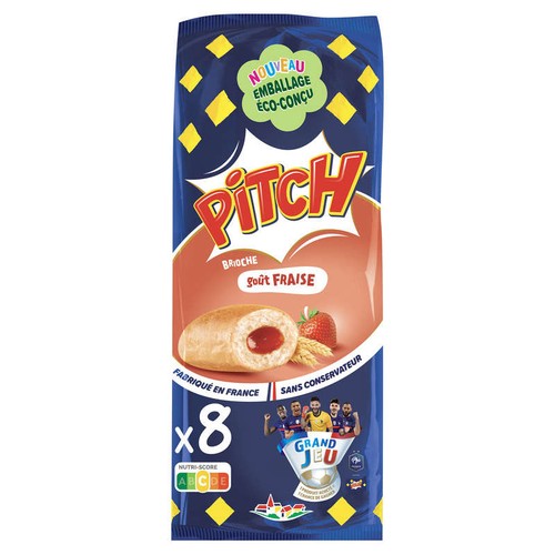 Pitch Brioche Fraise x8 300g