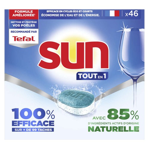 Sun Tablette Lave-Vaisselle Tout en 1 x46 759g