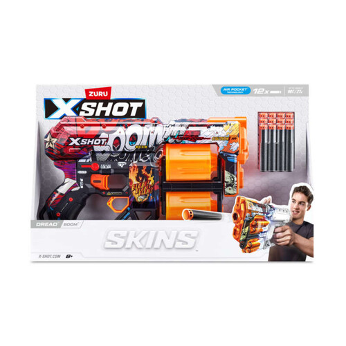 Zuru Pistolet XShot Skins Dread Dès 8ans